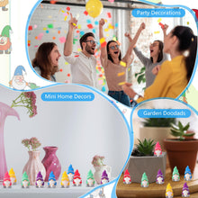 Load image into Gallery viewer, DoubleFill 30 Pcs Mini Gnomes Figurines Tiny Fairy Garden Spring Gnomes Statue Bulk for Goody Bag Stuffers Filler Party Favors Gifts Decor Home Garden Dollhouse Micro Landscape Accessories
