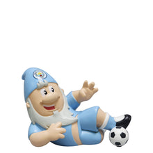 Load image into Gallery viewer, FOCO Officially Licenced Manchester City FC Sliding Tackle Football Garden Gnome
