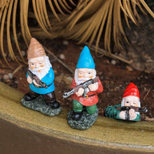 Load image into Gallery viewer, PERFECTOP 3Pcs Military Soldier Garden Gnomes with Guns AK47, Funny Army War Combat Defender Gnome Statue Figurines, Indoor Outdoor Patio Yard Lawn Desktop Ornament Decor,Valentine&#39;s Day Men Gift
