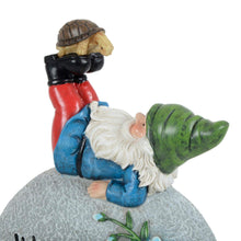 Load image into Gallery viewer, Garden Gnome Welcome Pebble Ornament Novelty Resin Decoration Outdoor - Green Hat
