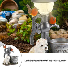 Load image into Gallery viewer, Garden Solar Lights Animal Climbing Garden Statue,Garden Statue Ornament Light,Outdoor Waterproof Resin Figurines Solar Lights for Patio Lawn Yard Porch Pond Deck,Solar Statue,Garden Gifts(02)
