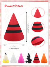 Load image into Gallery viewer, Yudlto 6 Set Crayon Costume Color Crayon Apron and Funny Gnome Cone Hats School Crayon Costume Adult Family for World Book Day Halloween Fancy Dress up
