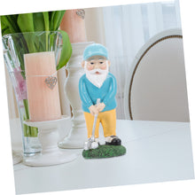 Load image into Gallery viewer, TINEASUR Golf Dwarf Statue Resin Garden Gnome Ornament Funny Decor for Home Outdoor
