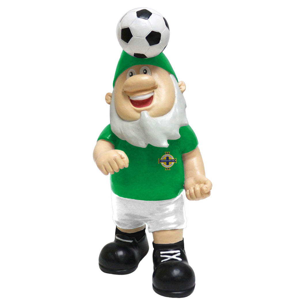FOCO Northern Ireland IFA Football Premier League Championship Header Ball Garden Gnome Ornament Indoor/Outdoor