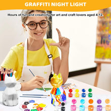 Load image into Gallery viewer, ICHOWHO Paint Your Own Cat Lamp Kit, Painting Cat Light Tools, 3D Handmade Night Light Toys,Arts and Crafts for Kids, Arts and Crafts for Kids Age 6-12 Creative Painting Gifts for Girls Boys Birthday
