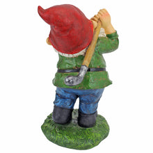 Load image into Gallery viewer, Design Toscano QM2458200 Bigey Burt Funny Golfing Garden Gnome Statue, 30 cm, Polyresin, Full Color
