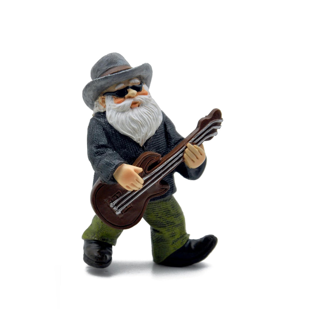 Marshall Home and Garden Marshall Home & Garden Guitar Playing Jammin' Gnome - Multicolor Resin Miniature Figurine for Fairy Garden, MG472