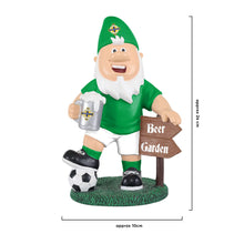Load image into Gallery viewer, FOCO World Cup Euros Football Northern Ireland Fan Beer Garden Gnome
