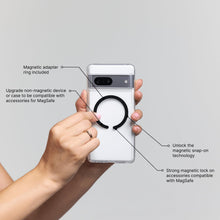 Load image into Gallery viewer, Garden Grandpa Teacher Gnome Love Reading Books Graphic PopSockets PopWallet for MagSafe
