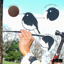 Load image into Gallery viewer, METALBIRD - Harris Hawk - Outdoor Garden Ornaments in Corten Steel - Metal Art Proudly Made in Britain
