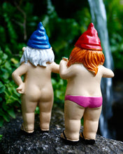 Load image into Gallery viewer, Estefanlo 2Pcs Naughty Garden Gnomes Ornaments Funny Naked Rude Garden Statue Peeing dwarf Indoor or Outdoor Lawn Decorations Novelty Interesting Gifts
