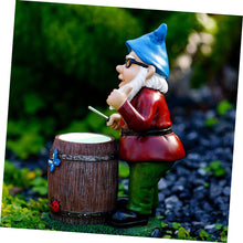 Load image into Gallery viewer, Uonlytech Resin Beard Gnome Statue Charming Decorative Gnome Figurine for Garden Lawn and Indoor Use Home Supply for Unique Tabletop Ornament and
