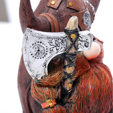 Load image into Gallery viewer, Voiakiu Garden Statue - Victor Axe Warrior Dwarf GNOME Outdoor Garden Decoration Viking Axe Warrior Sculpture Ornaments
