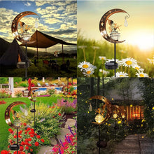 Load image into Gallery viewer, Tremdwoto Solar Lights Outdoor for Garden Gifts, Garden Ornaments Fairy Solar Lights, Moon Solar Lights Garden Stake Light Solar Powered LED Lights Decor for Patio,Balcony [Energy Class A++]
