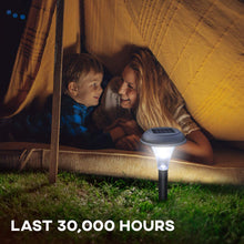 Load image into Gallery viewer, Solar Garden Lights for Outdoor – 10 Brightest Light Set - Transform Your Paths, Garden, Flowerbeds, Borders and Drive - Easy NO Wires Install - Double Waterproof Seal - Stylish Design and 30cm Tall
