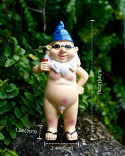 Load image into Gallery viewer, Estefanlo 2Pcs Naughty Garden Gnomes Ornaments Funny Naked Rude Garden Statue Peeing dwarf Indoor or Outdoor Lawn Decorations Novelty Interesting Gifts
