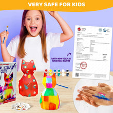 Load image into Gallery viewer, ICHOWHO Paint Your Own Cat Lamp Kit, Painting Cat Light Tools, 3D Handmade Night Light Toys,Arts and Crafts for Kids, Arts and Crafts for Kids Age 6-12 Creative Painting Gifts for Girls Boys Birthday
