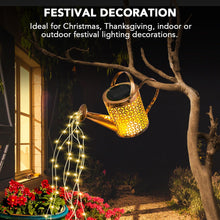 Load image into Gallery viewer, GLOBAL GOLDEN Solar Watering Can Light, LED Solar String Lights Waterproof Dual Mode Water Can Lights for Garden Patio Yard Pathway Lantern Plant Decoration
