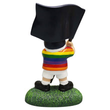 Load image into Gallery viewer, FOCO Football Premier League FC Rainbow Gnome Ornament Indoor/Outdoor
