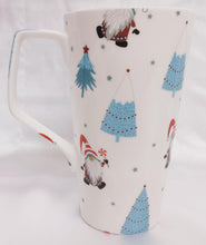 Load image into Gallery viewer, Rainbow Decors North Pole Gnomes Mug 500 ml Fine Bone China Large Latte Gonks Cup Hand Decorated UK
