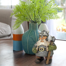 Load image into Gallery viewer, Fowybe Viking Gnome Statue,Resin Garden Ornaments Outdoor,Gnome Craft Sculpture Decor for Home Garden Yard
