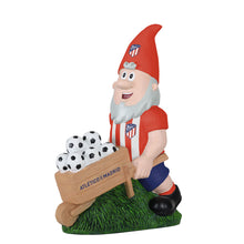 Load image into Gallery viewer, FOCO Offically Licenced Atletico Madrid FC Wheelbarrow Gnome
