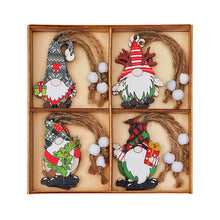 Load image into Gallery viewer, Jagowa 12PCS Wooden Christmas Ornaments - Faceless Dolls for Christmas Tree Decor and Party
