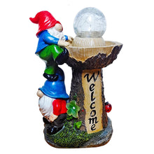Load image into Gallery viewer, Gnome Solar Lights Outdoor Garden,Garden Gnomes Solar Light Garden Gnome Statue for Home Yard Porch Decor
