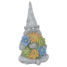 Load image into Gallery viewer, Azuma Garden Ornament Solar Power 6 White LED Lights Outdoor Decoration 29cm Gnome
