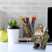 Load image into Gallery viewer, Fowybe Viking Gnome Statue,Resin Garden Ornaments Outdoor,Gnome Craft Sculpture Decor for Home Garden Yard
