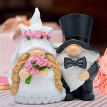 Load image into Gallery viewer, Hodao Valentines Day Gnome Decorations Handmade Couple Scandinavian Gnomes Ornaments Wedding Celebration Gnomes Figurines Decor Sweet Anniversary Day Home Table Decorations Gifts
