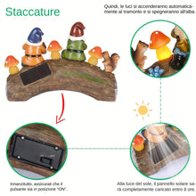 Load image into Gallery viewer, Decorative Yard Sculptures, Solar-Powered Outdoor Decor, Squirrel Gnome Ornament, Indoor Outdoor Decorations, Charming Garden Accents, Eco-Friendly Garden Light, Illuminated Gnome Figurines, Colorful
