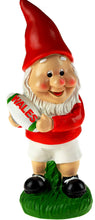 Load image into Gallery viewer, KandyToys Welsh 20cm Novelty Garden Gnome Ornaments Figurine - Wales Rugby Design
