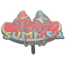 Load image into Gallery viewer, AOKWAWALIY Summer Gnome Card Hawaiian Yard Signs Stake In Gnomes Yard Garden Gnomes Decoration Yard Sign Summer Party Gnome Garden Ornament Stakes Door Decoration The Summer Acrylic Props
