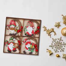 Load image into Gallery viewer, Jagowa 12PCS Wooden Christmas Ornaments - Faceless Dolls for Christmas Tree Decor and Party
