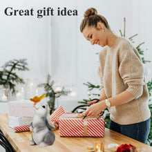 Load image into Gallery viewer, Loofu Solar Garden Rabbit Statue Outdoor Ornament, Butterfly on Rabbit- for Home Lawn Decor Garden Animal Figurine for Patio, Balcony, Yard, Lawn, Innovative Gift, 23cm*15cm*12cm
