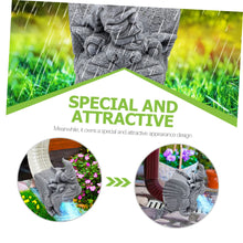 Load image into Gallery viewer, Toyvian Gnome Downspout Extension Tool Adorable Garden Decor Statue for Gutter Drainage Decorative Rain Diverter for Lawn Practical and Charming Outdoor Ornament
