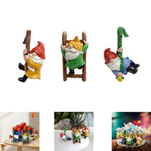 Load image into Gallery viewer, Wetufin Funny Climbing Gnome Garden Gnome Statues Creative Dwarf Decoration Gnome Resin Sculpture Decorations Novelty Gift for Desk Indoor Outdoor Yard Patio Lawn Figurines Landscape Decor
