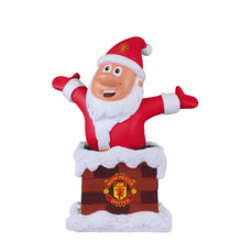 Load image into Gallery viewer, FOCO Premier League Football Manchester United Fan Chimney Christmas Indoor Outdoor Ornament Bearded Gnome
