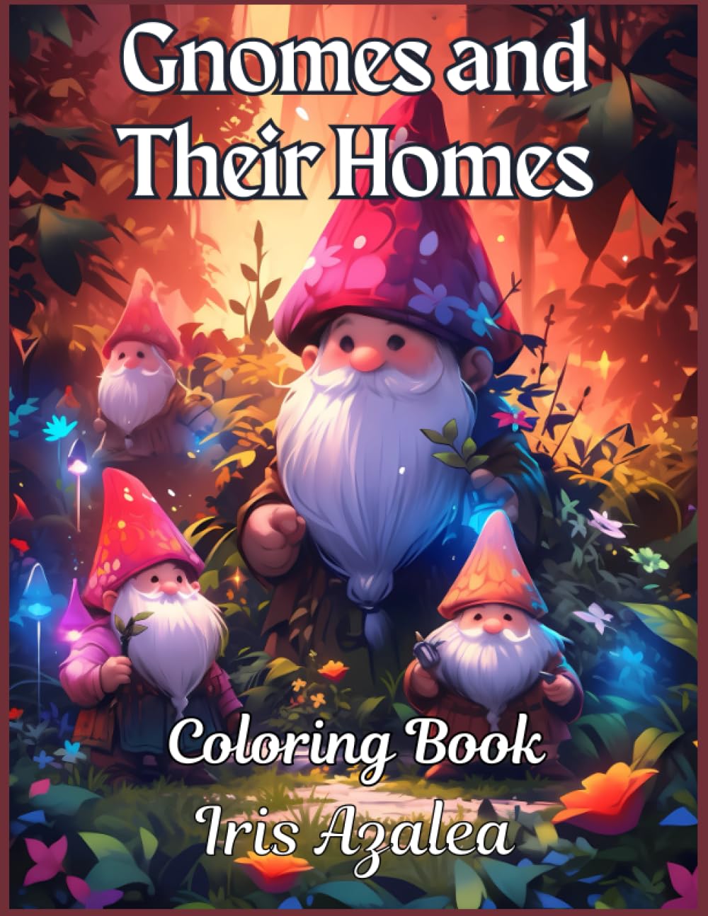 Gnomes and Their Homes: 50-Image Adult Coloring Book suitable for Teens: Adult Coloring book of Fantasy Magical and imaginative Gnomes suitable for ... and relaxation (Fairytale Fantasy Collection)