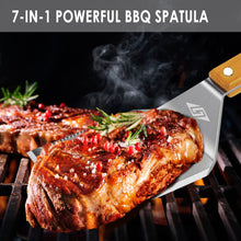 Load image into Gallery viewer, BBQ Tools Set with Grill Spatula, Tongs, Fork - Barbecue Utensils Kit - Surprise Gifts for Men
