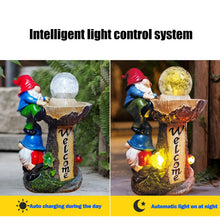 Load image into Gallery viewer, Gnome Solar Lights Outdoor Garden,Garden Gnomes Solar Light Garden Gnome Statue for Home Yard Porch Decor
