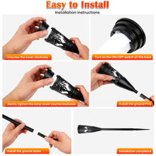 Load image into Gallery viewer, FIFlying Solar Garden Light 10 Pack - IP65 Waterproof Outdoor Solar Torch Light with Realistic Dancing Flame Effect,Pathway Lights for Patio, Lawn, Yard Decor
