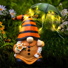 Load image into Gallery viewer, Outdoor Decor Garden Gnome Statues - Garden Gnomes Outdoor Funny with Solar Lights Waterproof, Gnomes Decorations for Yard Patio Lawn Home, Resin Christmas Ornaments Garden Gnomes Gifts for Women
