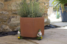 Load image into Gallery viewer, Potty Feet Gnome with Watering Can Figures Plant Pot Feet - Planter Support - Handmade Decorative Ornaments - 3pcs
