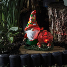 Load image into Gallery viewer, Pflanzen K�lle Smart Garden Solar Powered Woodland Wizard Crackle Glove LED Ornament 20.5cm
