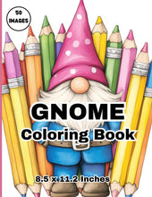 Load image into Gallery viewer, Whimsical Gnome Coloring Book – 50 Enchanted Gnome Designs for All Ages
