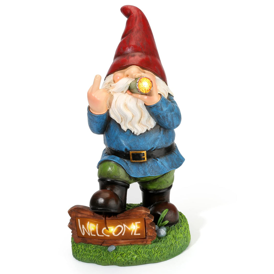 Resin Gnomes Garden Decor, 13.5