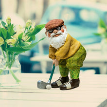 Load image into Gallery viewer, Funny Garden Gnomes, Old Man Playing Golf Waterproof Resin Garden Gnomes, Outdoor Garden Decorations Mini Statue Home Crafts Garden Gnomes for Yard, Lawn, Desktop,
