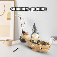 Load image into Gallery viewer, Générique GNOME Figurines, Nautical Dwarf Ornaments, Tabletop GNOME Decor with Whimsical Seaside Inspired Charm Design for Home, Bathroom, Ot Poolside Decor, 1 Piece

